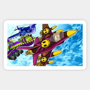 Super Sky Warplanes (Variant 1) Sticker